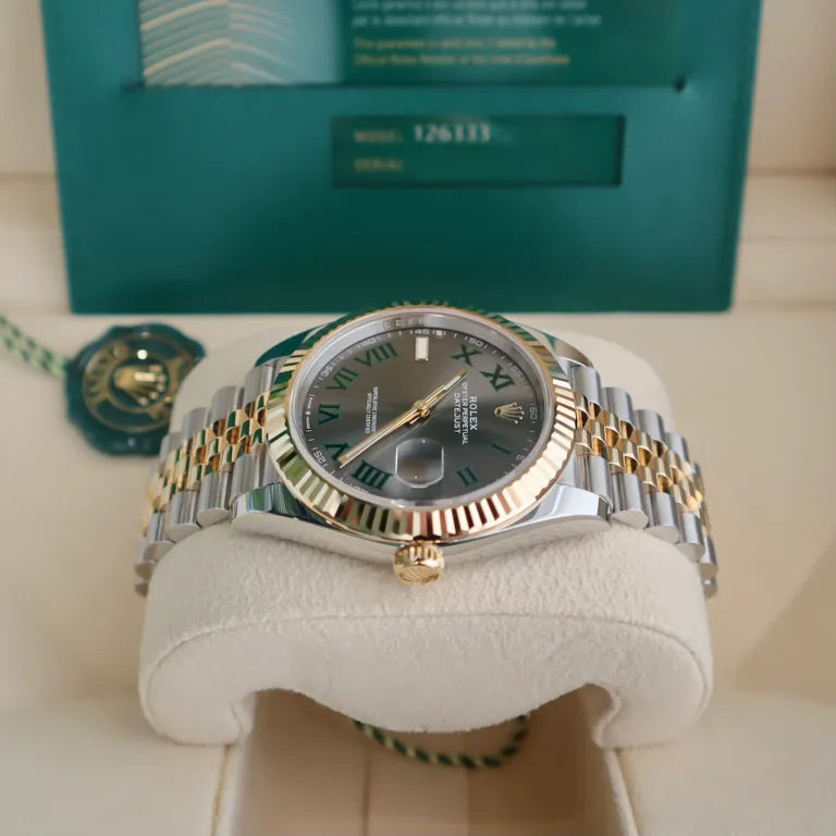 RLX Datejust 41 'Wimbledon' Dial Two-Tone Jubilee
