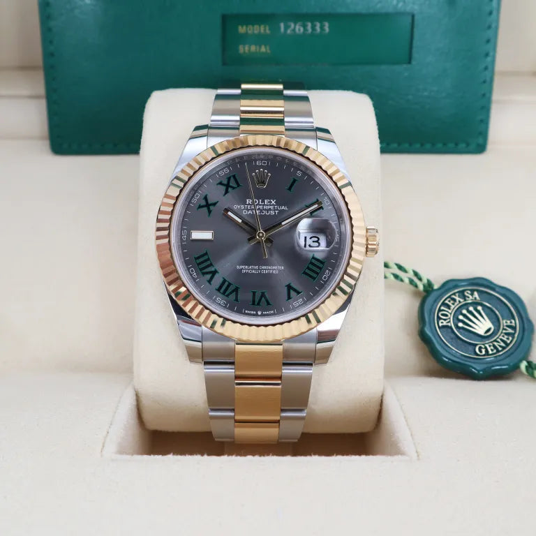 RLX Datejust 41 'Wimbledon' Dial Two-Tone Oyster
