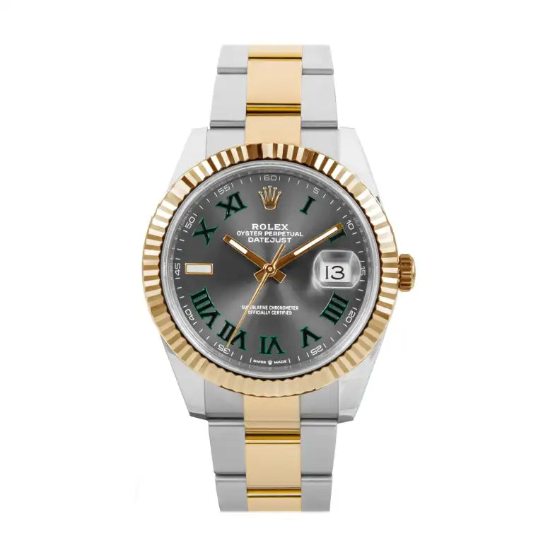 RLX Datejust 41 'Wimbledon' Dial Two-Tone Oyster